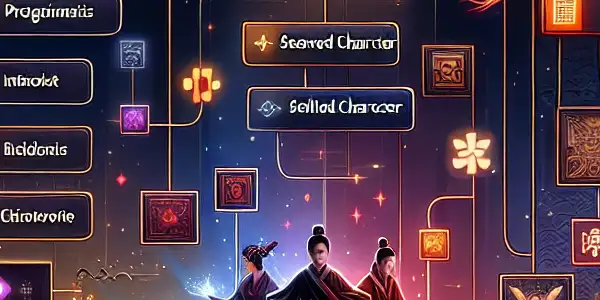 A digital interface showcasing vibrant tags related to Japanese adult films in a modern, high-tech environment.